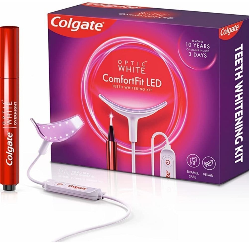 Colgate Optic White Comfort Fit LED Teeth Whitening Kit